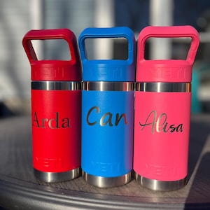 kids personalized water bottles / yeti brand/ customized / 12oz / 18oz/ 26oz