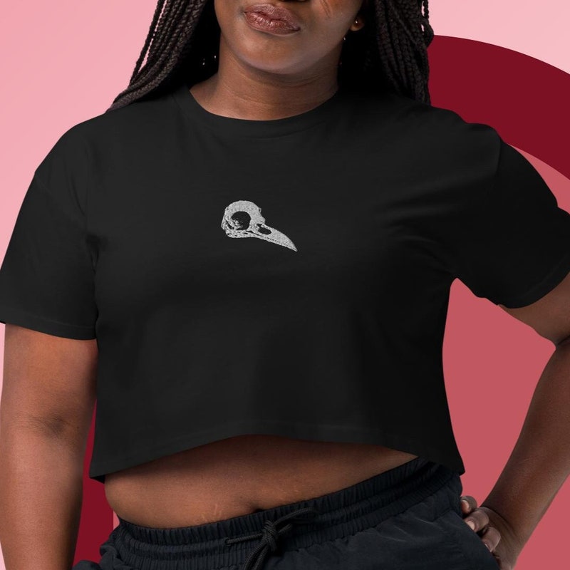 Skull Crop Top - Etsy