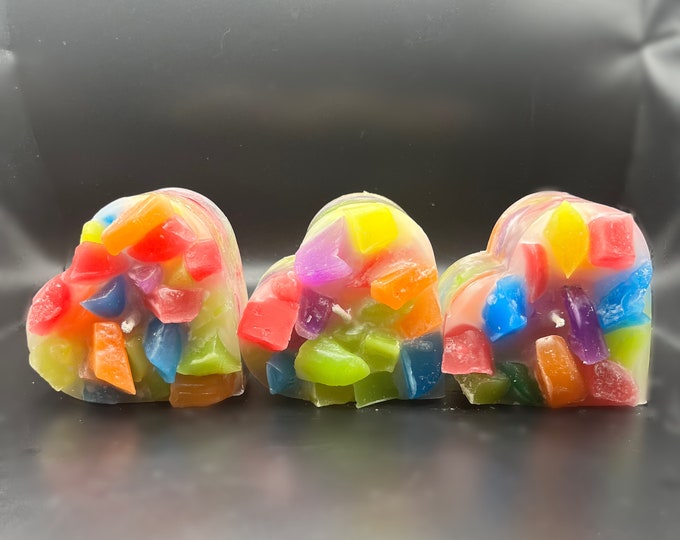 Featured listing image: Pride Celebration Heart Candle -3.5x2 in.