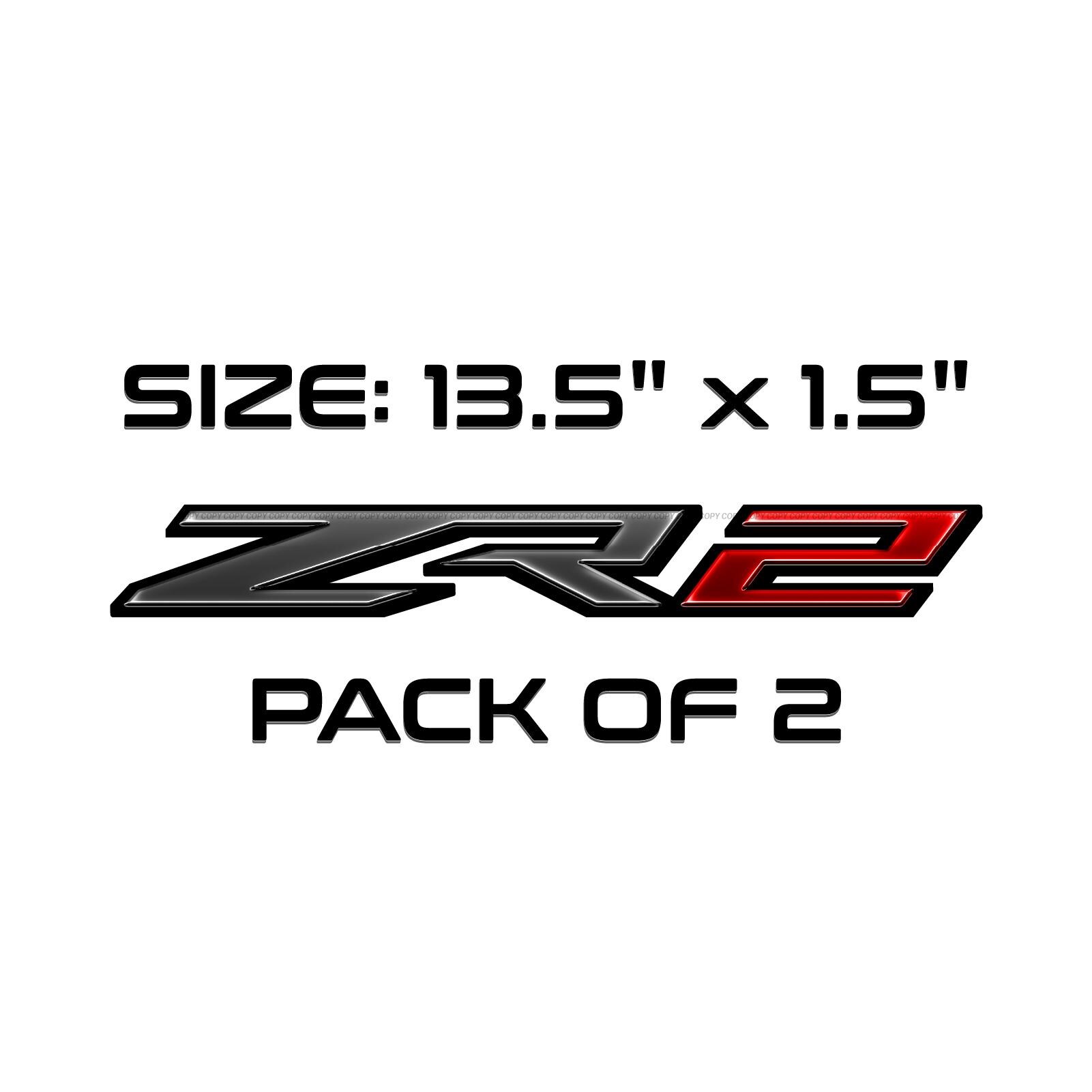 ZR2 Decals Bedside Replacement Sticker / Pack of 2 - Etsy