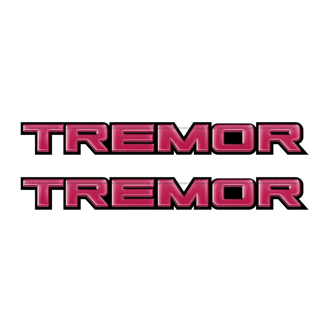 Pink F150 Sticker Tremor Metal Pink Decals Package Truck Bed Side F150 F250 - Etsy