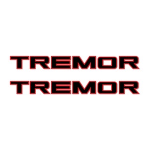 Tremor-Abziehbild-Paket LKW-Bettseite F150 F250