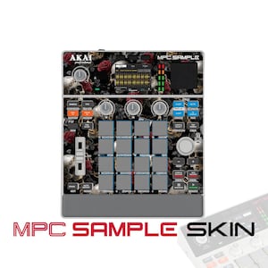 Akai MPC Sample Skin / Gothic Skull Roses