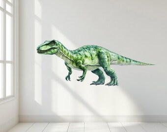 Watercolor Dinosaur Wall Decal: Peel and Stick Kids Room Decor