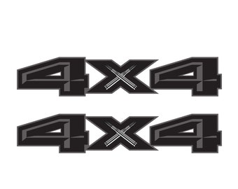 4X4 Decals Bedside Truck Stickers