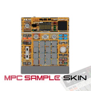 Carcasa de muestra para Akai MPC / Platina de casete dorada
