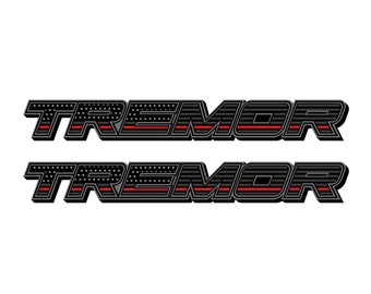Tremor Decals USA Flag Red Line Sport Package Truck Bed Side F150 F250
