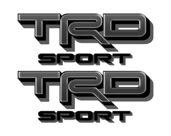 Calcomanías TRD Sport para Toyota Tacoma (reemplazo metálico)