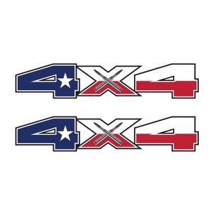 4X4 Decals Bedside Truck Stickers