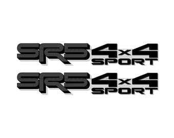 Adhesivos de repuesto SR5 4x4 Sport / Negro