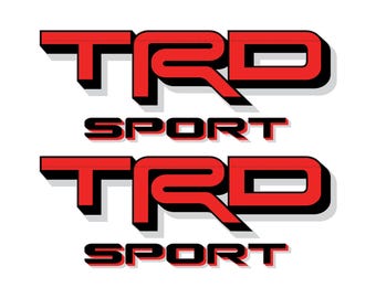 Calcomanías TRD Sport para Toyota Tacoma (reemplazo rojo)