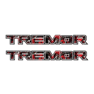 Tremor Camo Decals Package Truck Bed Side F150 F250