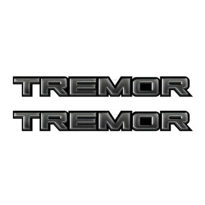 Tremor Grey Metal Decals Paket LKW Ladefläche F150 F250