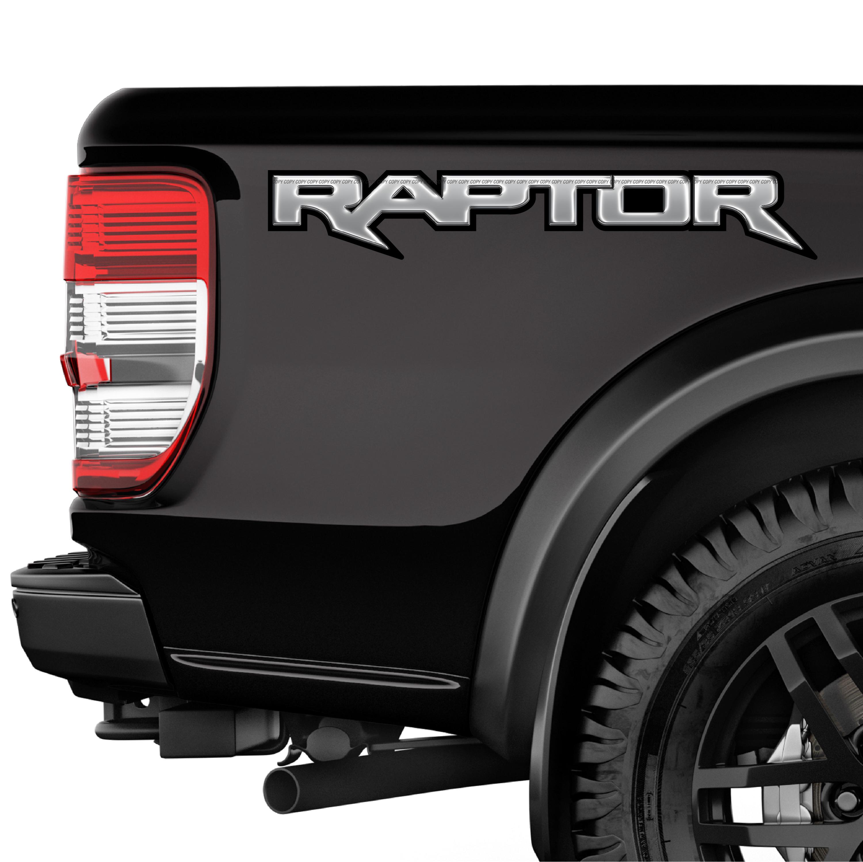 Raptor Metal Decals Package Truck Bed Side / Gold - Etsy