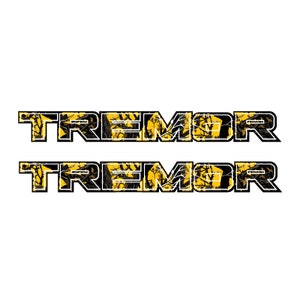 Pacchetto decalcomanie Tremor Camo Lato del pianale del camion F150 F250