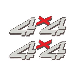 Calcomanías 4x4 Pegatinas de repuesto 4x4