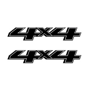 4x4 Truck Decals 2014-2017 Bedside Replacement Stickers WhiteLine