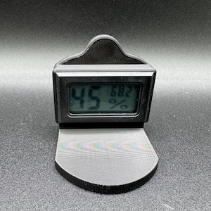 Magnetic Digital Hygrometer cover/ledge (with our w/o hygrometer) *Built In Magnets*