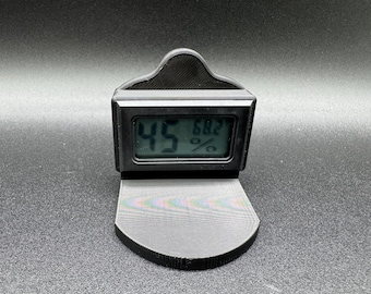 Magnetic Digital Hygrometer cover/ledge (with our w/o hygrometer) *Built In Magnets*