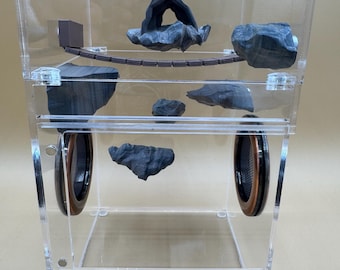 Magnetic rock ledge/hide/bridge bundle *built in magnet*