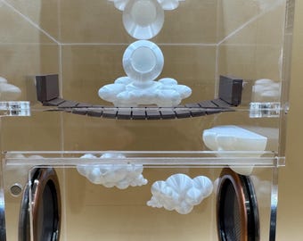 Ensemble de rebords nuageux magnétiques *aimant intégré*