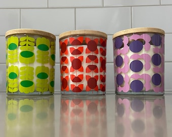 Retro 3 Candle Pack | Vintage Design Candle | Mid Century Modern Candles | Long Burn Time Retro Candle | Exclusive Retro Candles