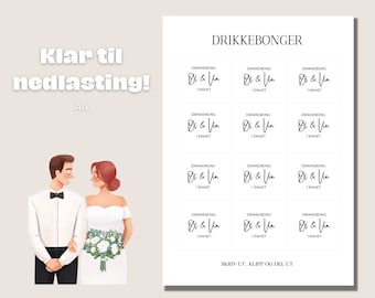 Drikkebonger - utskrift