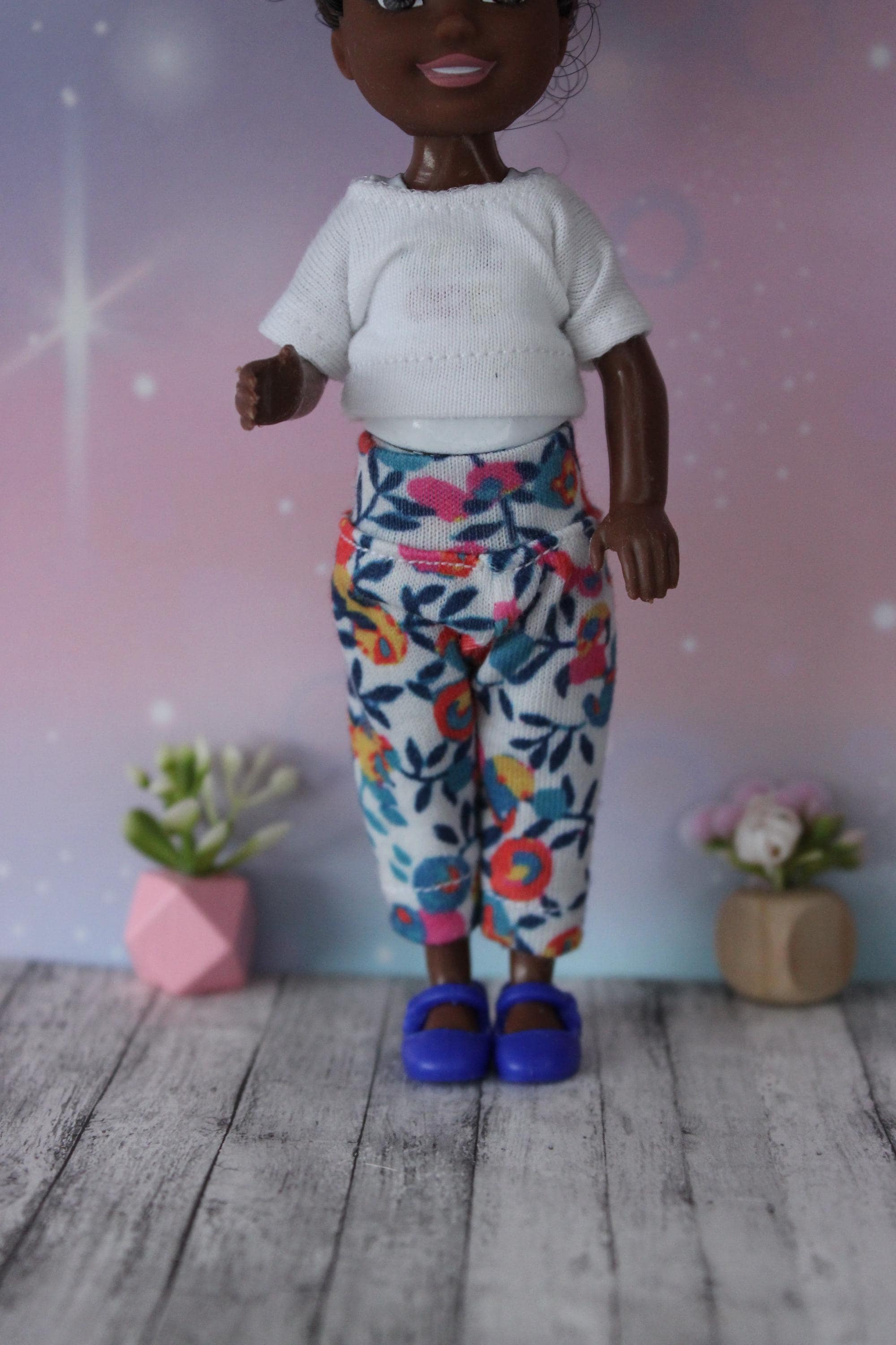 1/6スケールの子供用人形、5.5インチの人形用の手作りの服 - トップス