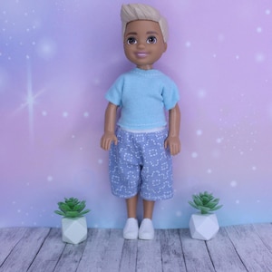 Handmade clothes for 1/6 scale boy kids dolls, 5.5 inch dolls and similar size dolls- SHORTS