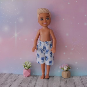 Handmade clothes for 1/6 scale kids BOY dolls, 5.5 inch dolls- SHORTS