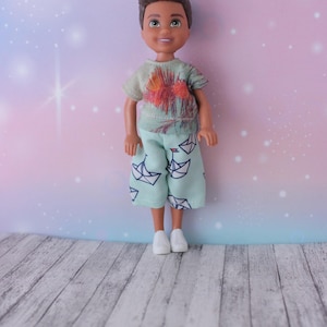 Handmade clothes for 1/6 scale boy kids dolls, 5.5 inch dolls and similar size dolls- SHORTS