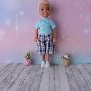 Handmade clothes for 1/6 scale boy kids dolls, 5.5 inch dolls and similar size dolls- SHORTS