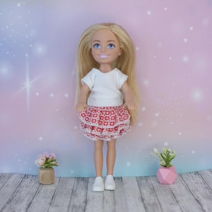 Handmade clothes for 1/6 scale kids dolls, 5.5 inch dolls- Top or Skirt