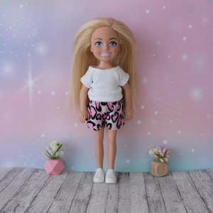 Handmade clothes for 1/6 scale kids dolls, 5.5 inch dolls - SHORTS