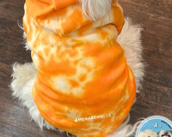 Tie Dye Dog Hoodie: Halloween Pet Sweatshirt