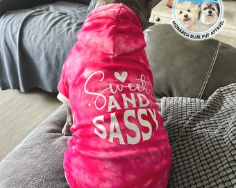 Tie Dye Dog Hoodie: Sweet and Sassy Pet Sweatshirt