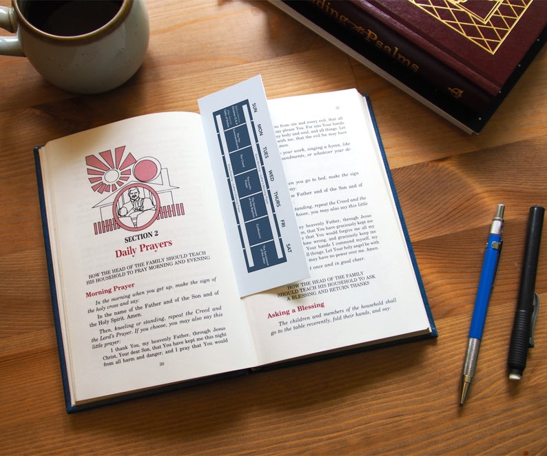 Catechism Reading Bookmark Digital Download Etsy