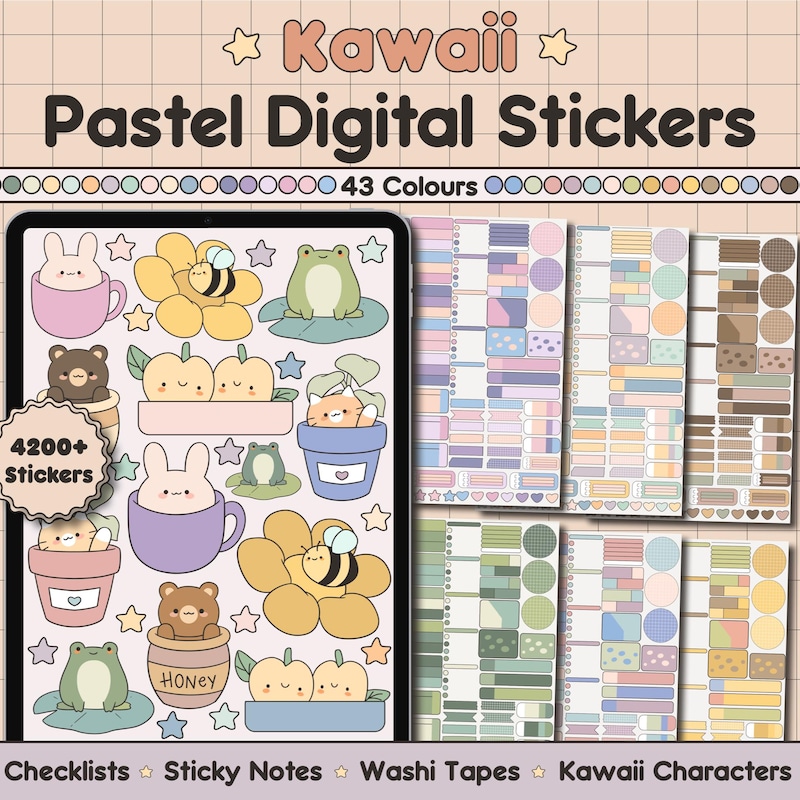 Character Stationary Set - Etsy