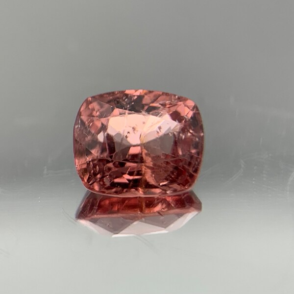 1.25ct VIBRAND ORANGE SPINELLE coussin de spinelle naturel coupé Myanmar non chauffé genuie pierres précieuses en vrac collecteur minéraux bijoux à facettes