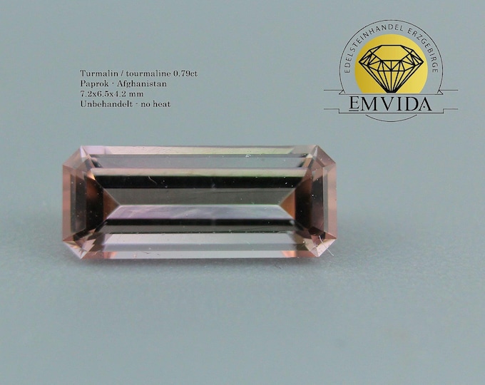 0.79ct Bi-color Tourmaline - Bi Color Tourmaline Afghanistan Paprok gemstone Gems jewelery gemstone unheated gemstone untreated #TEST