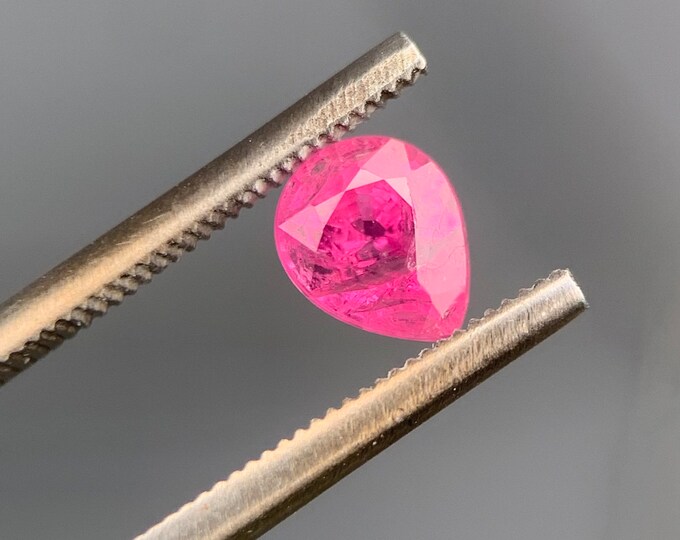 0.54ct. natural ruby Madagascar | 5x4 | natural Ruby gemstone | heated | heated | gemstone | jewelry | jewelry #1024