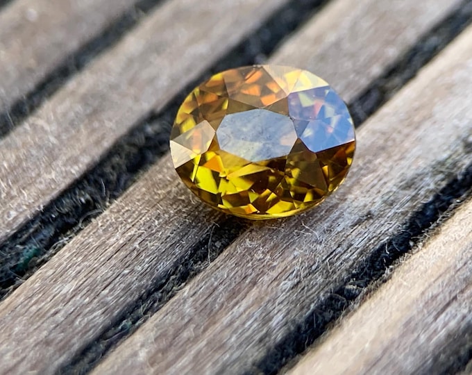 1.14ct. natürlicher grünlich gelber Grossular Granat | Natural Garnet | Mali | VS | Gemstone | Edelstein | # 1209