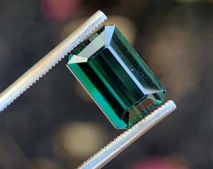 3.43ct. Natural Congo Tourmaline | Forest Green | Natürlicher Grüner Turmalin | Genuine | Edelstein | gemstone | verdelith | jewelry #917