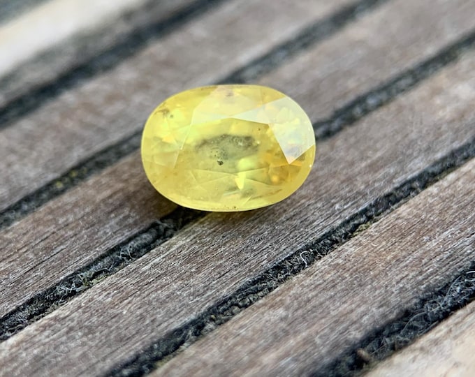 1.27ct. Natürlicher Saphir gelb | Natural yellow Sapphire | Madagaskar | erhitzt | jewelry | gemstone | Edelstein | Gem | Schmuck #1369