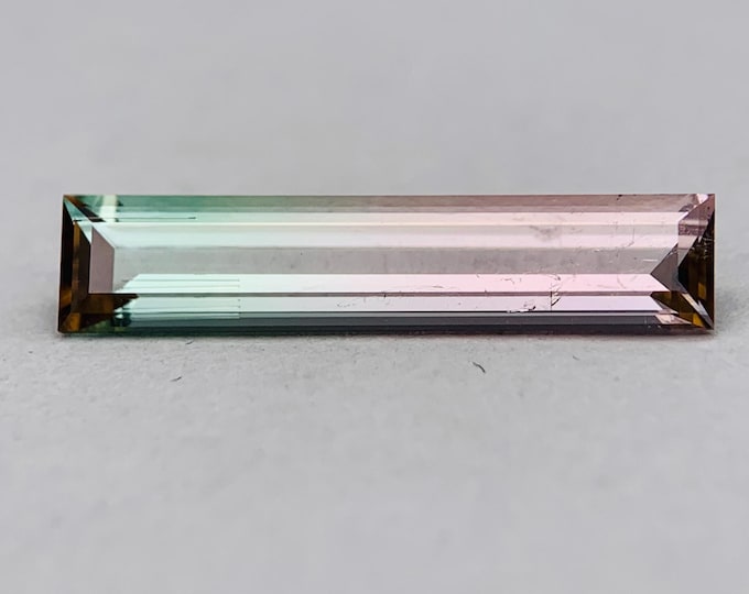 2.0ct. natural tourmaline | Bi Color pink green | green pink tourmaline | Paprok Afghanistan | gemstone | jewelry | gemstone | Gem #1152