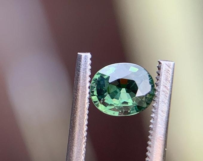 0.44ct SAPHIR 4.8x4 oval cut erhitzt Australien Heated loose gemstone mineral stone jewellery art collector stone #800