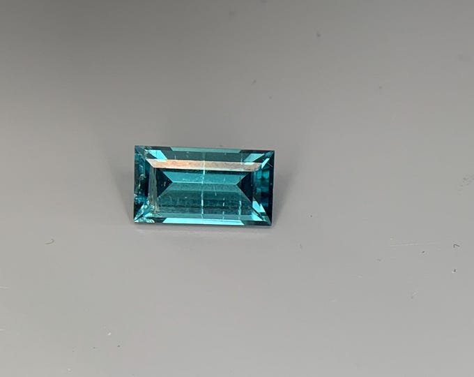 0.93ct Blue Tourmaline Brazil Indigolite | Precision cut 7.8x4.2 | Blue Tourmaline | Gemstone | Gemstone | Jewelry | Gem #2195