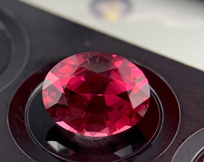 1.96 ct. natural Malaya Garnet | Tanzania | natural Malaya Garnet | precision cut | gemstone | gemstone | jewelry | Gem | Jewelry #1928