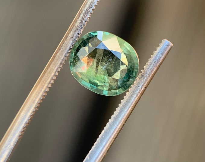 1.02ct. Natural Green Sapphire | natural Green Sapphire | 6.5x5.7 | BE Heated | Africa Tanga | Gemstone | gemstone | jewelry #972