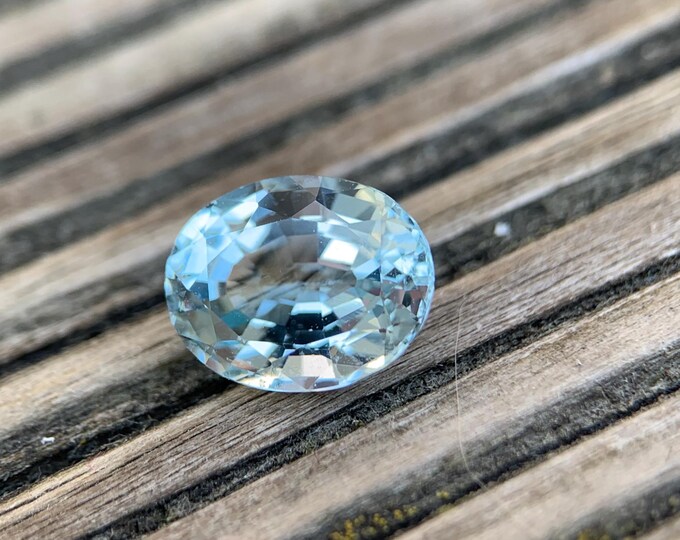 3.35 ct. Natural Aquamarine | natural Aquamarine Beryl | 9.9x7.9 mm | Brazil | gemstone | gemstone | jewelry | gem | jewelry #1391